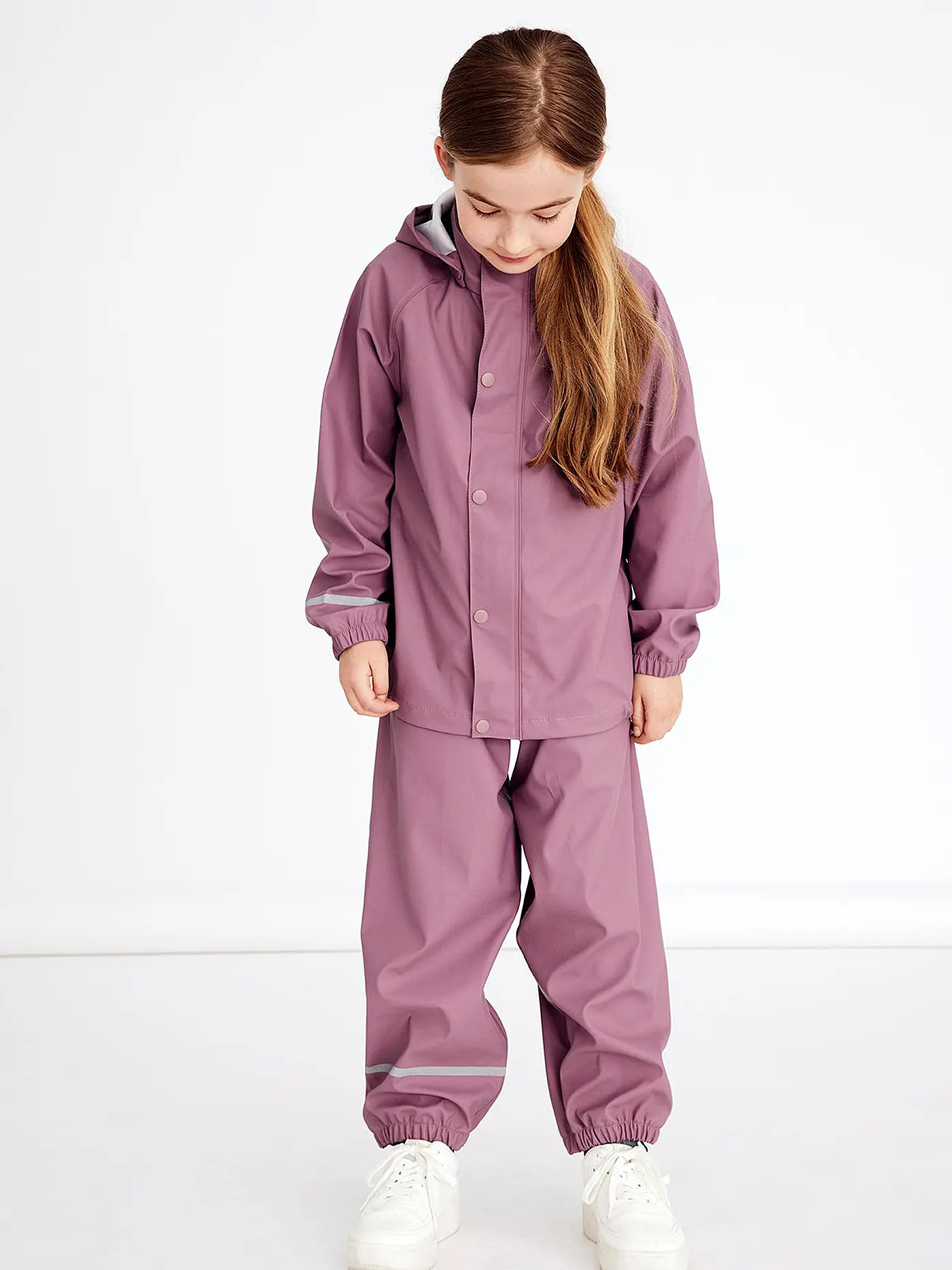 NAME IT | Mädchen Regenbekleidung Set | rosa